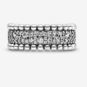 Beaded Pavé Band Ring